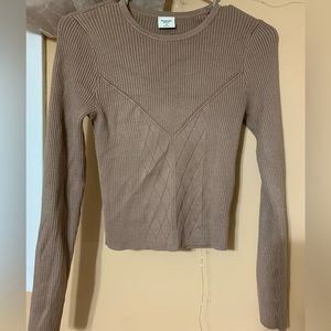 Abercrombie Taupe Sweater Top